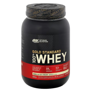 OPTIMUM NUTRITION GOLD STANDARD WHEY VANILLA ICE CREAM 2LB